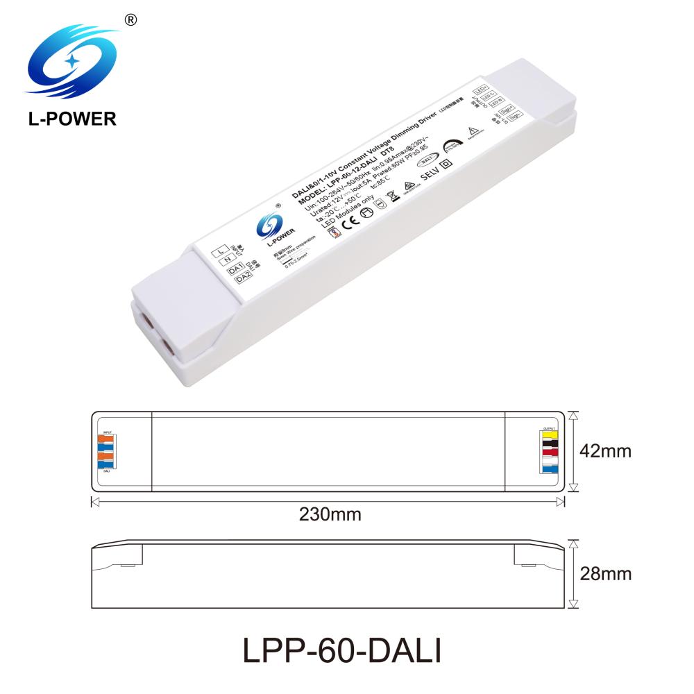 DALI dimming LED driver power supply