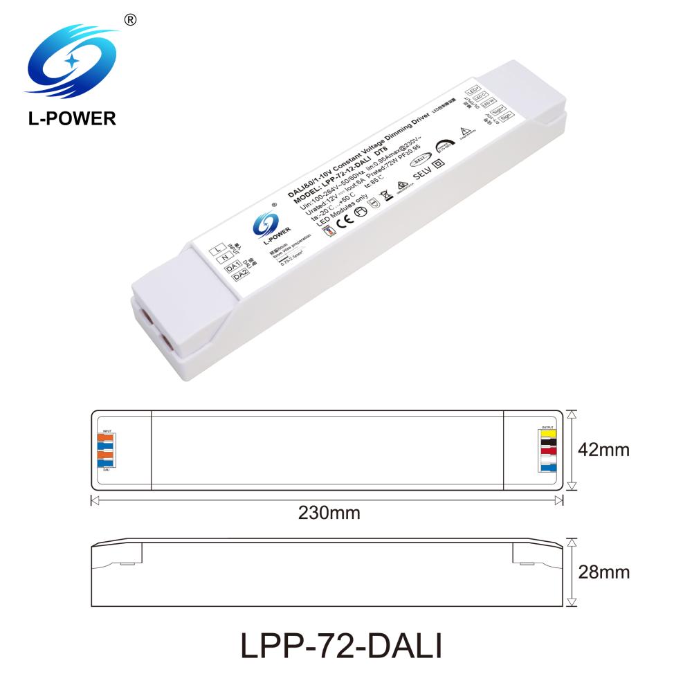 DALI dimming LED driver power supply